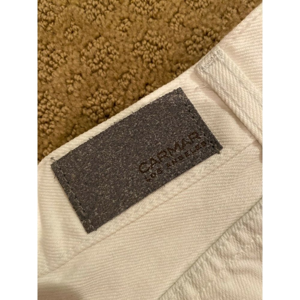 LF Carmar Titania Cargo Jean Shorts White 24 NWT - Picture 10 of 10